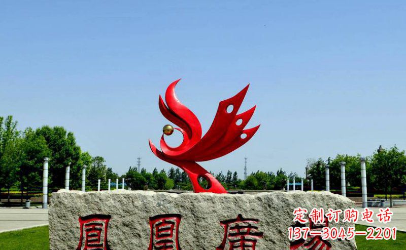 大同凤凰雕塑传承古典美感