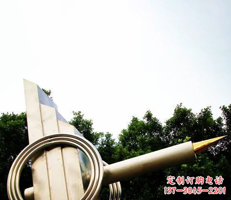 大同不锈钢钢笔雕塑
