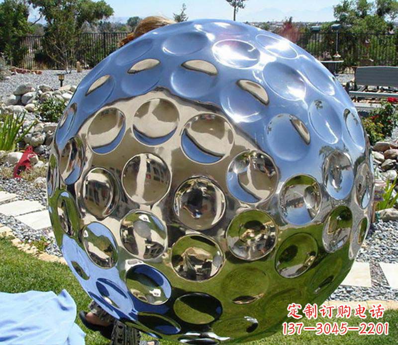 大同不锈钢高尔夫球雕塑