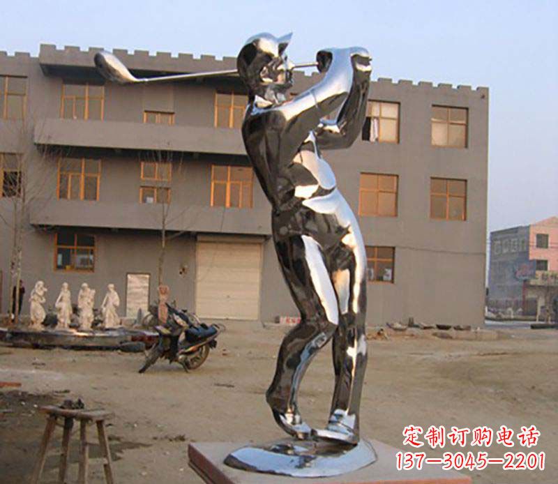 大同不锈钢高尔夫雕塑