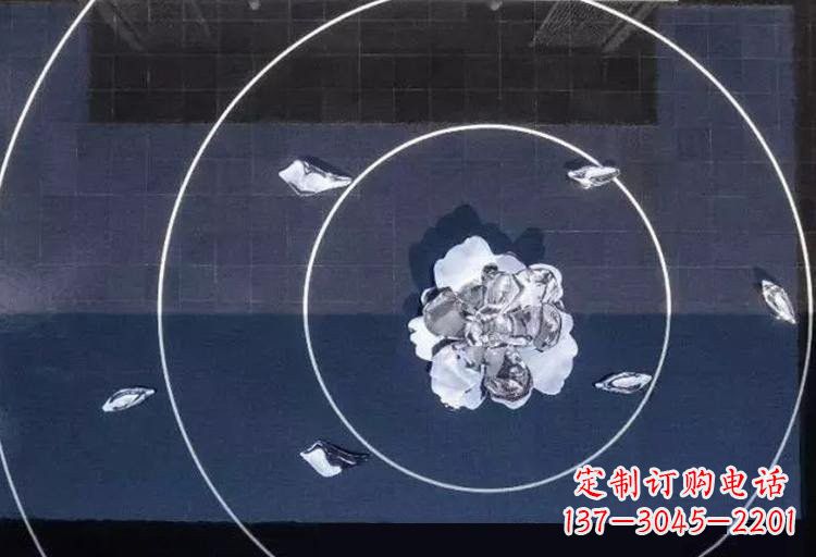 大同不锈钢莲花雕塑——给公园增添一抹绚丽