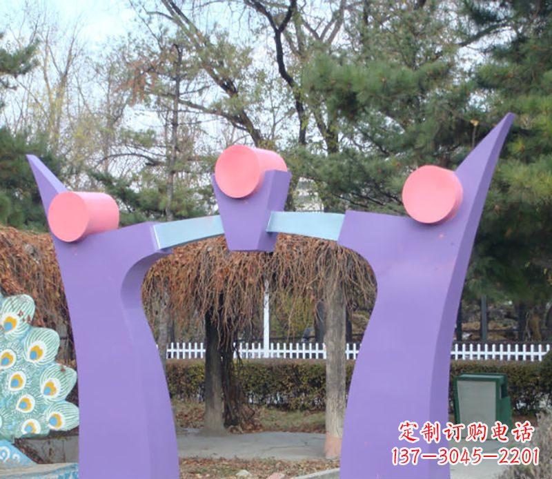大同不锈钢拱门雕塑精美艺术品