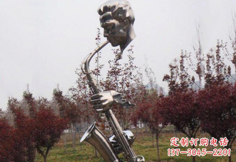 大同不锈钢萨克斯雕塑艺术与音乐的结合