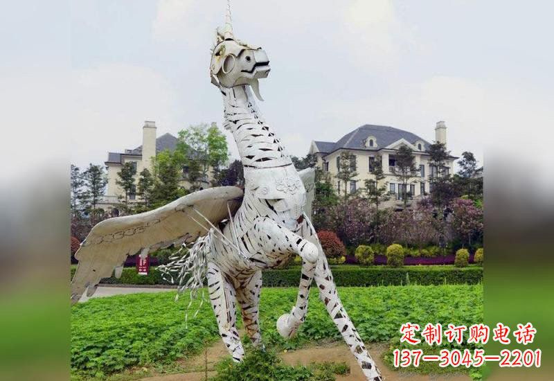 大同不锈钢独角兽雕塑