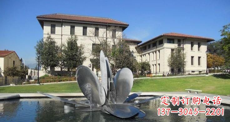 大同不锈钢喷泉雕塑——美的象征