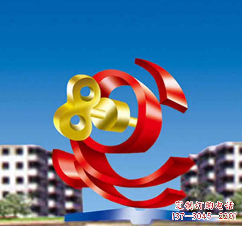 大同不锈钢飘带雕塑给公园景观带来独特美感
