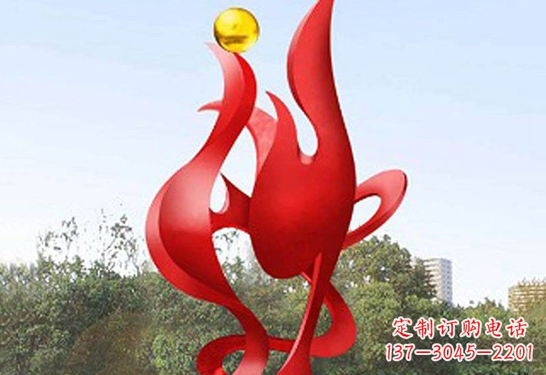 大同不锈钢凤凰雕塑——象征着古代神兽的传奇