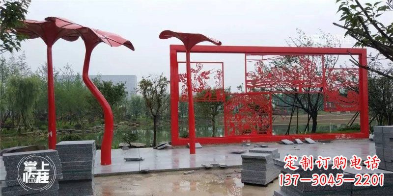 大同不锈钢剪纸龙凤雕塑精美雕刻传承古老文化