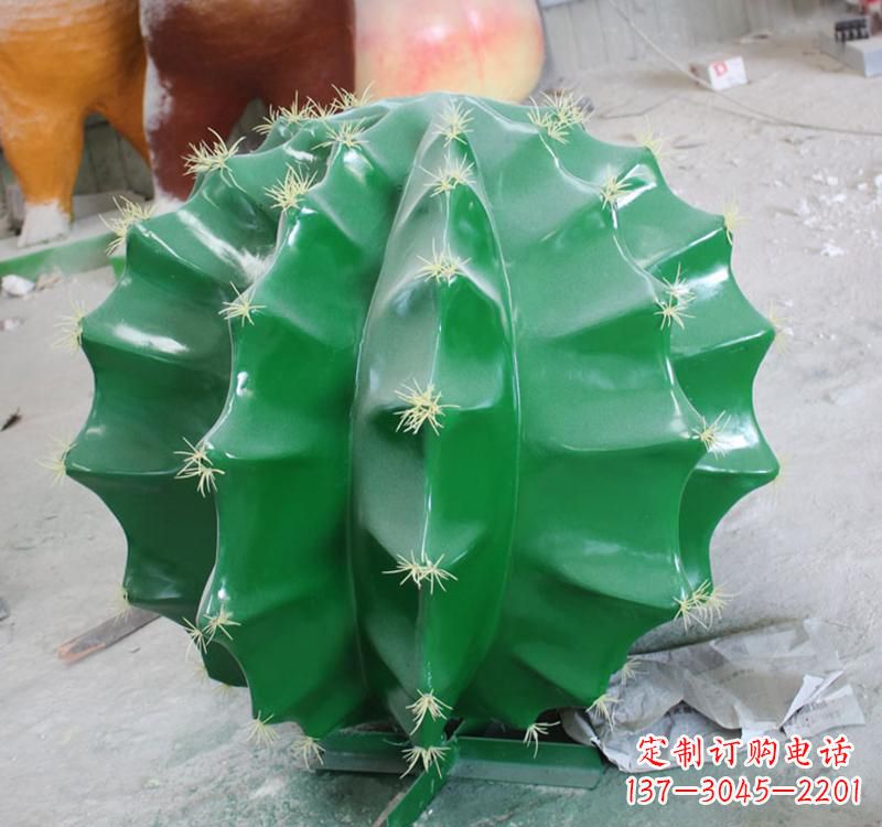 大同不锈钢仙人掌雕塑给公园景观增添灵动之美