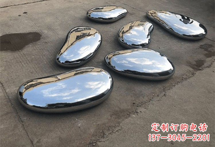 大同不锈钢公园镜面水滴雕塑