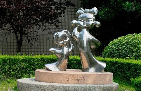 大同不锈钢古代儿童雕塑让每个孩子都有一个家