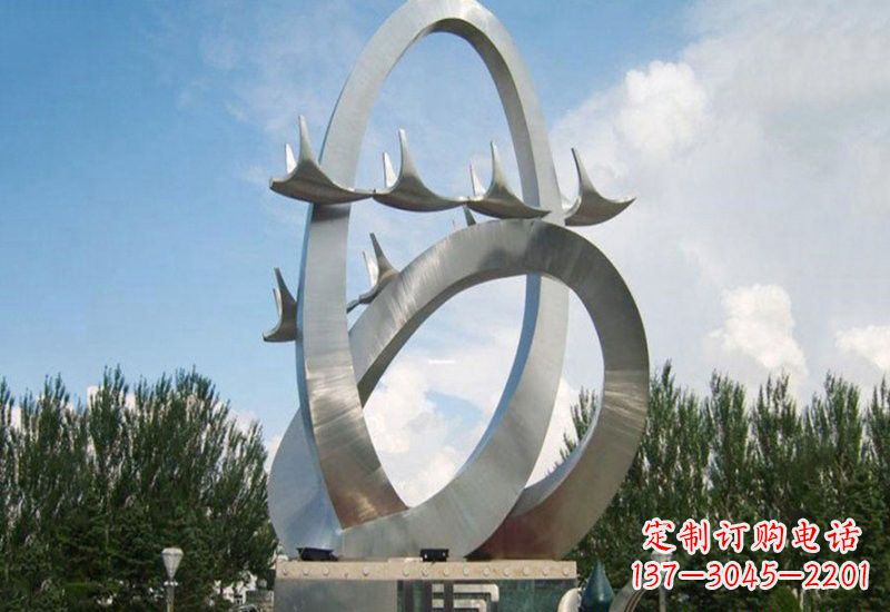 大同不锈钢天鹅雕塑