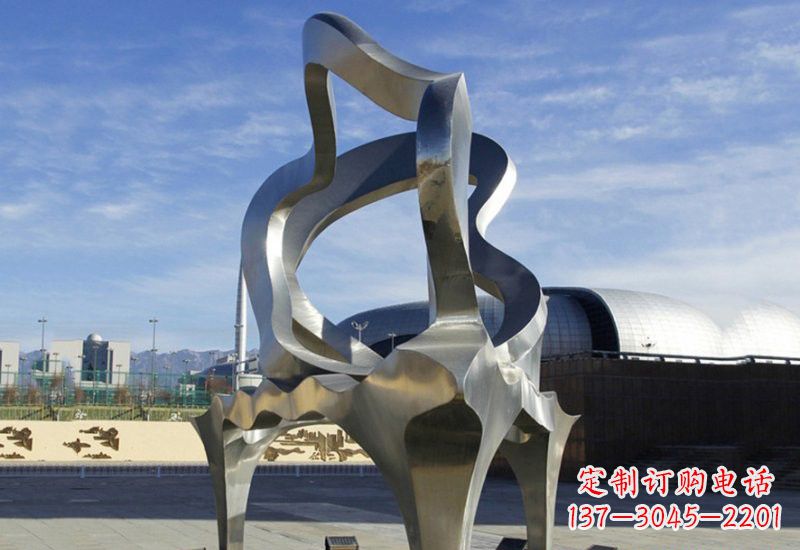 大同不锈钢钢琴雕塑传递音乐之美