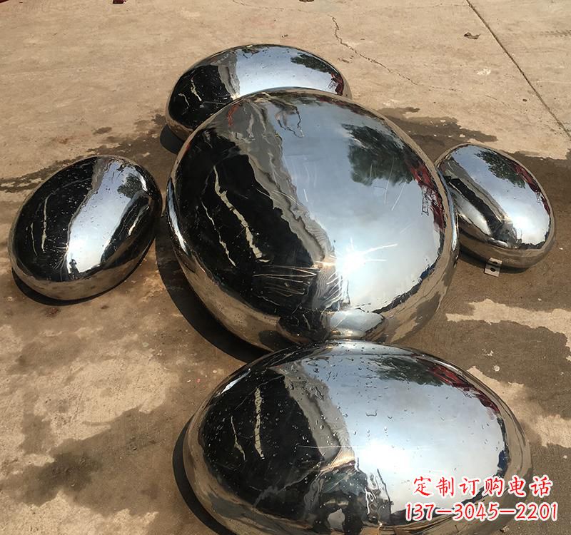 大同不锈钢广场抽象水滴雕塑