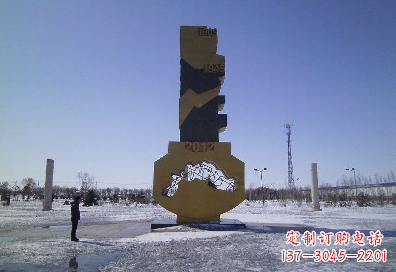 大同不锈钢钥匙雕塑精致且具有象征意义