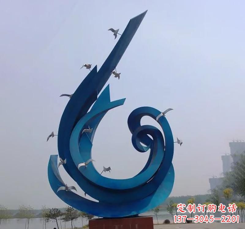 大同不锈钢鸽子雕塑——缔造城市新景象