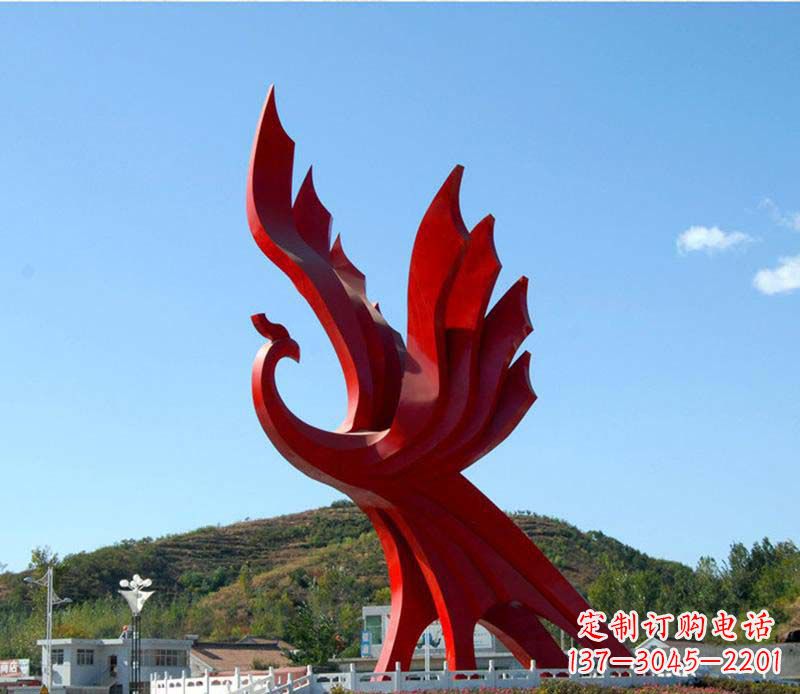 大同璀璨凤凰不锈钢广场上的艺术之美