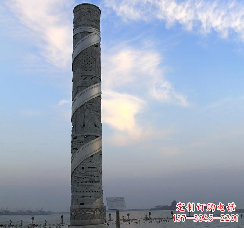 大同龙柱雕塑——精美的景观装置