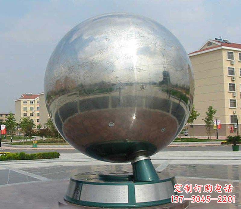 大同不锈钢地球仪雕塑精美绝伦