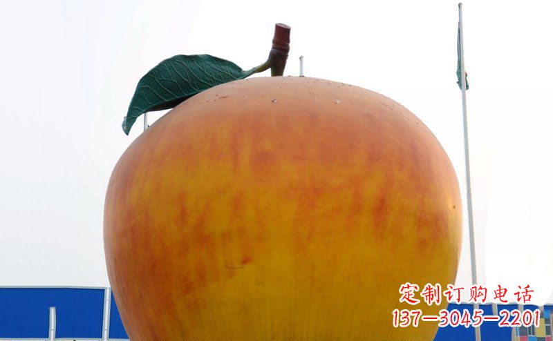 大同不锈钢苹果雕塑浓缩艺术精髓
