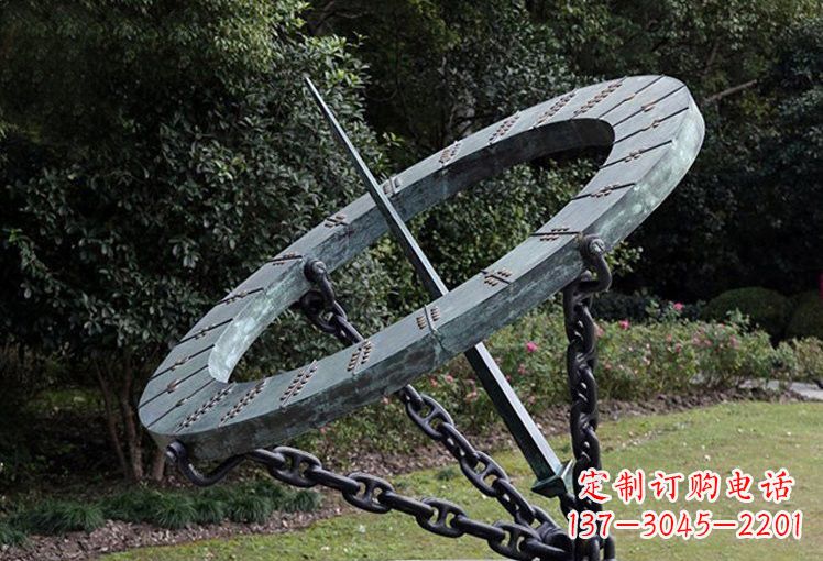 大同不锈钢日晷雕塑精致的艺术符号