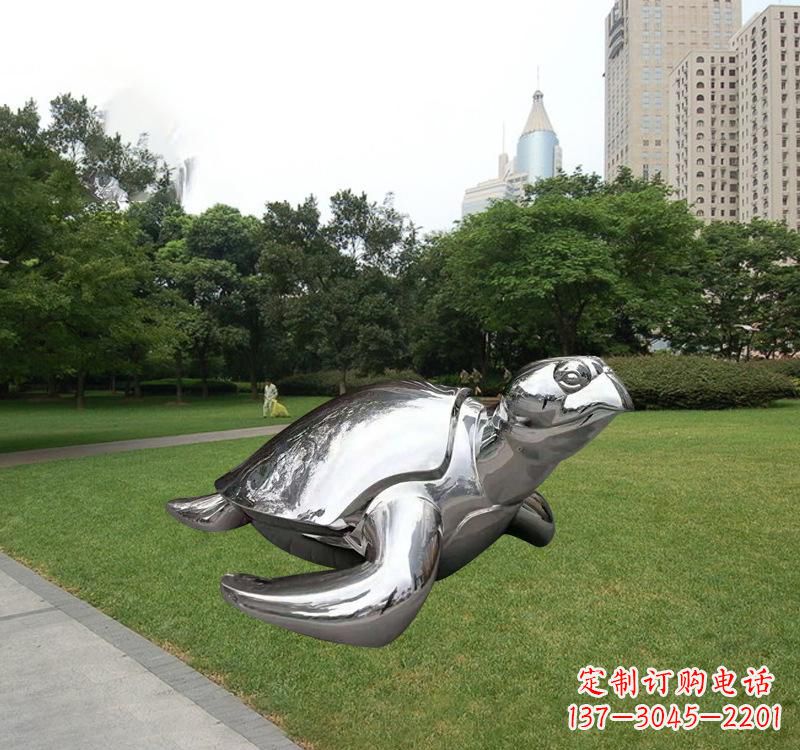 大同不锈钢海龟雕塑传承海洋文化的象征