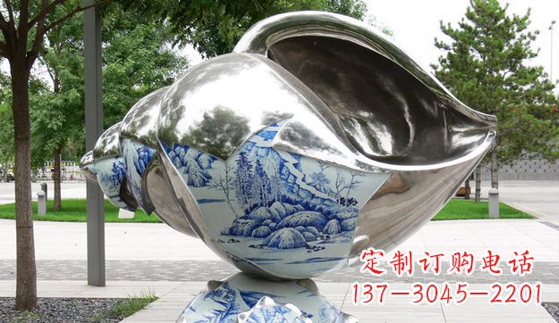 大同不锈钢海螺景观雕塑