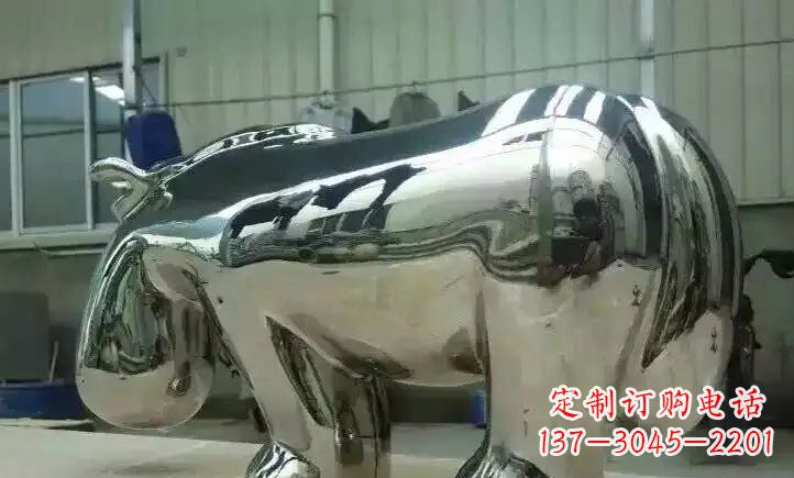 大同不锈钢河马雕塑一种新颖的艺术形式
