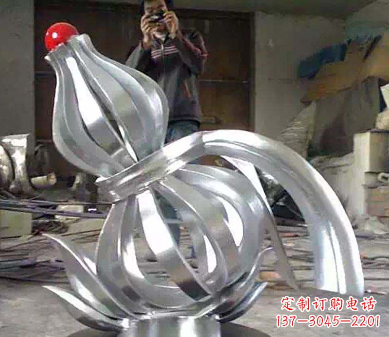 大同不锈钢葫芦雕塑艺术与科技的完美结合