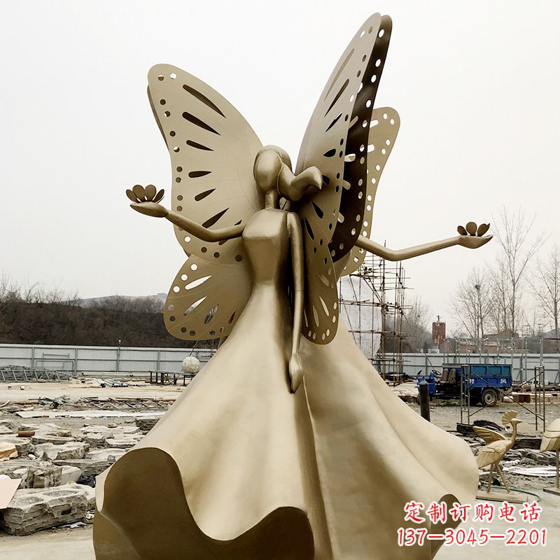 大同不锈钢蝴蝶少女艺术与美的完美结合