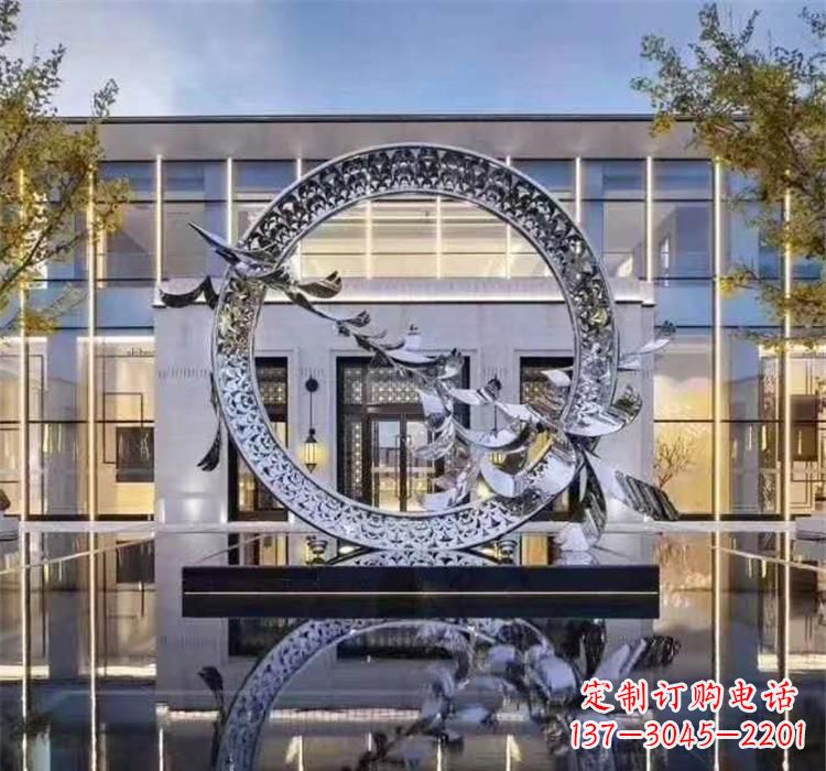 大同大雁飞翔,不锈钢户外雕塑雍容陈列