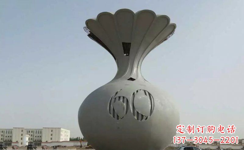 大同不锈钢花篮雕塑精美绝伦