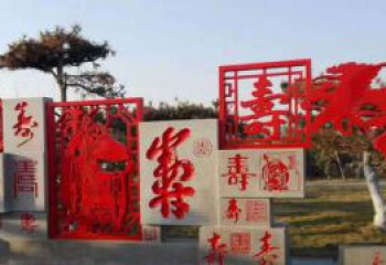 大同福禄寿雕塑不锈钢公园的精美礼物