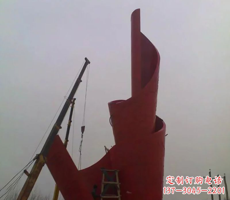 大同不锈钢火炬雕塑点燃社会进步的火炬