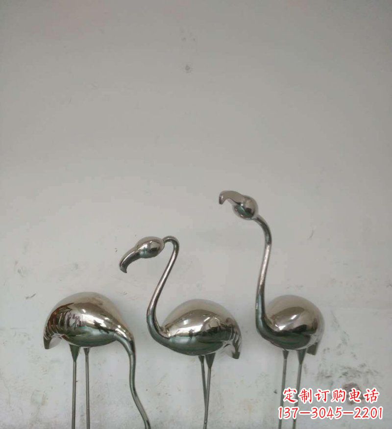 大同不锈钢火烈鸟雕塑把自然之美带入公园