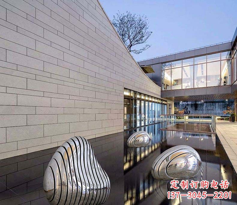 大同不锈钢假山摆件雕塑