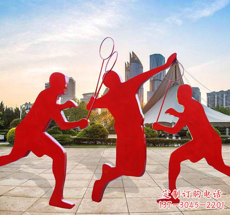 大同不锈钢羽毛球雕塑艺术与运动的完美结合