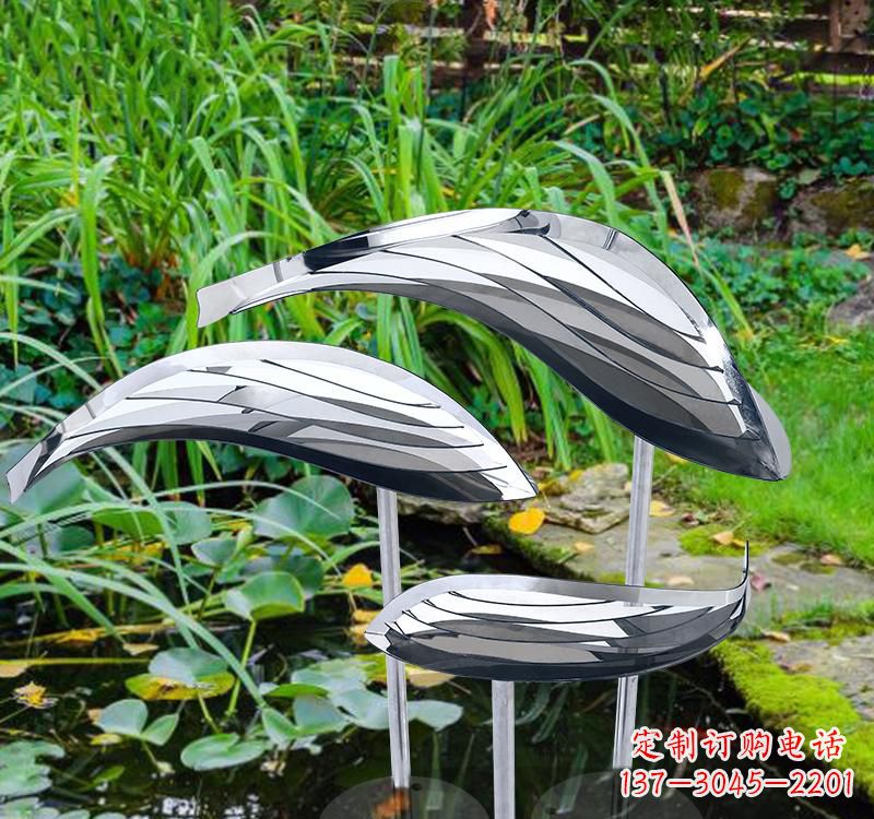 大同不锈钢景区动物鱼雕塑