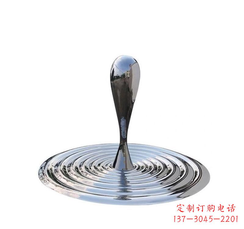 大同不锈钢景区水滴雕塑精美绝伦