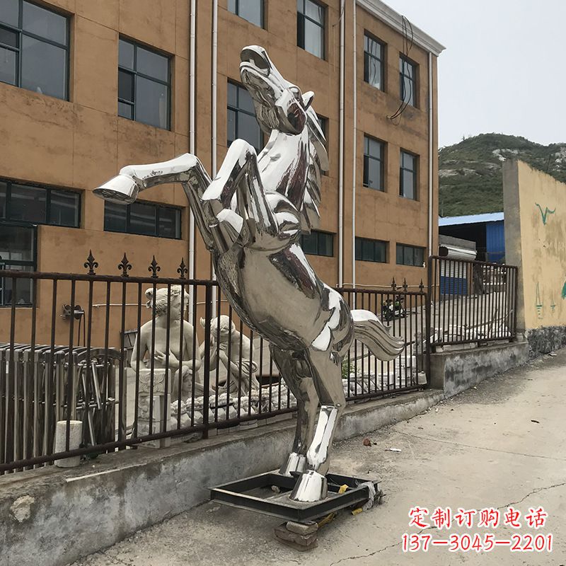 大同不锈钢马雕塑精美绝伦
