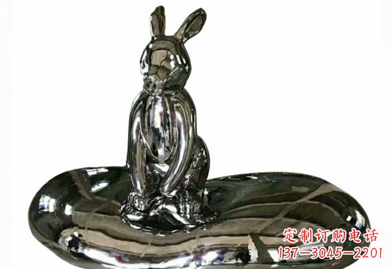 大同不锈钢兔子雕塑