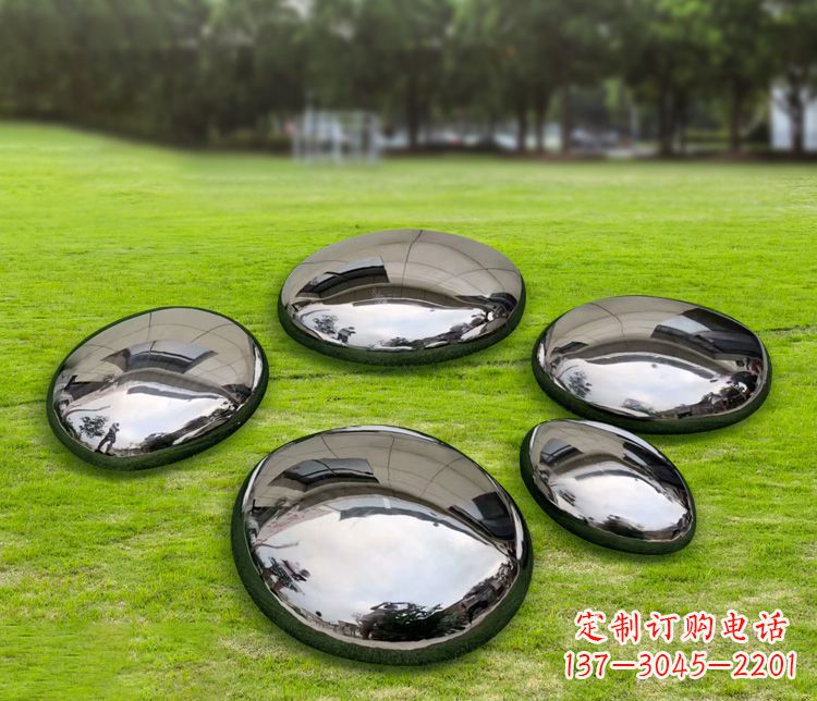 大同不锈钢镜面鹅卵石雕塑