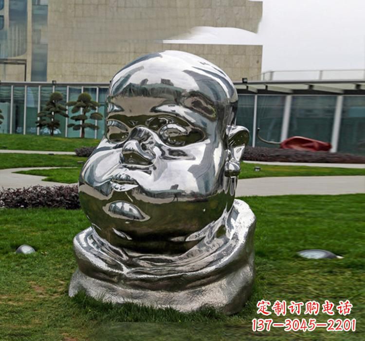 大同不锈钢镜面儿童雕塑