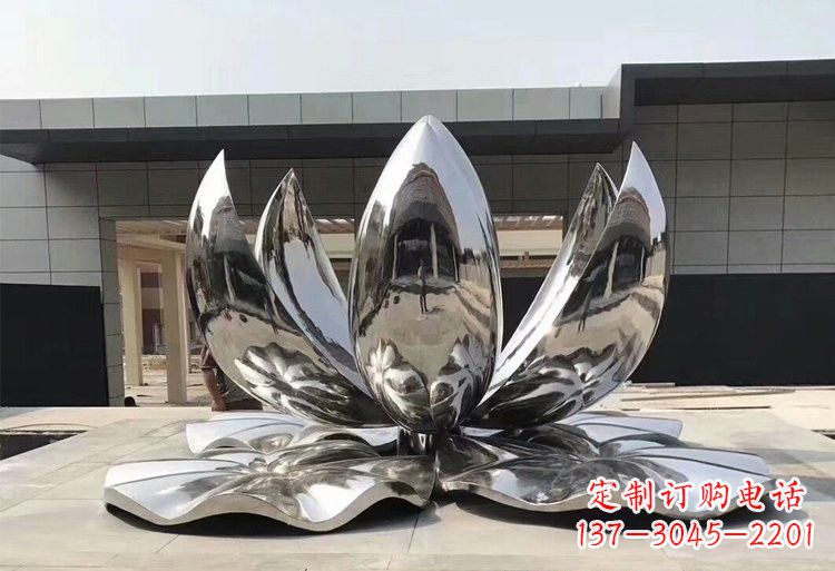 大同不锈钢荷花雕塑