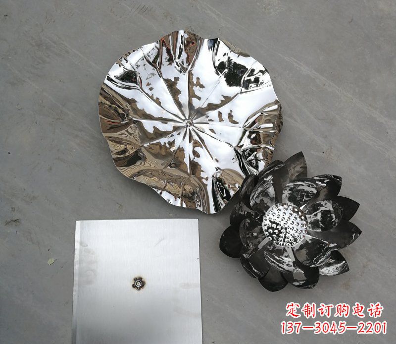 大同不锈钢荷叶公园景观雕塑