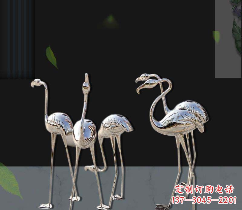 大同非凡之美不锈钢火烈鸟雕塑