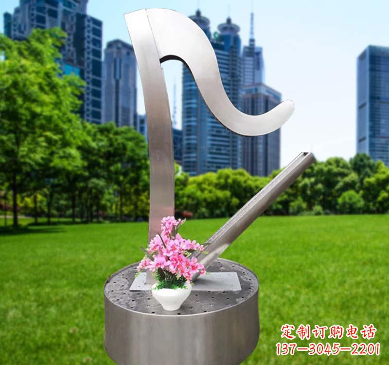 大同不锈钢竖琴雕塑艺术的精髓