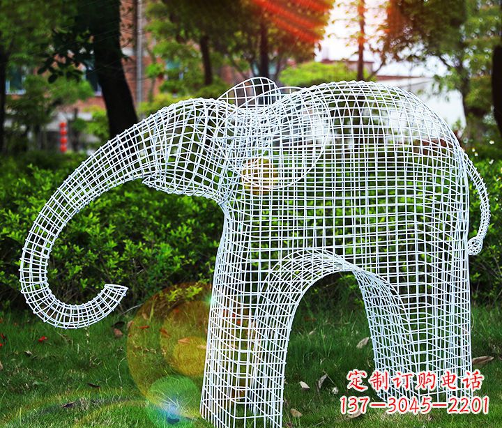 大同不锈钢大象雕塑给城市带来美丽的艺术