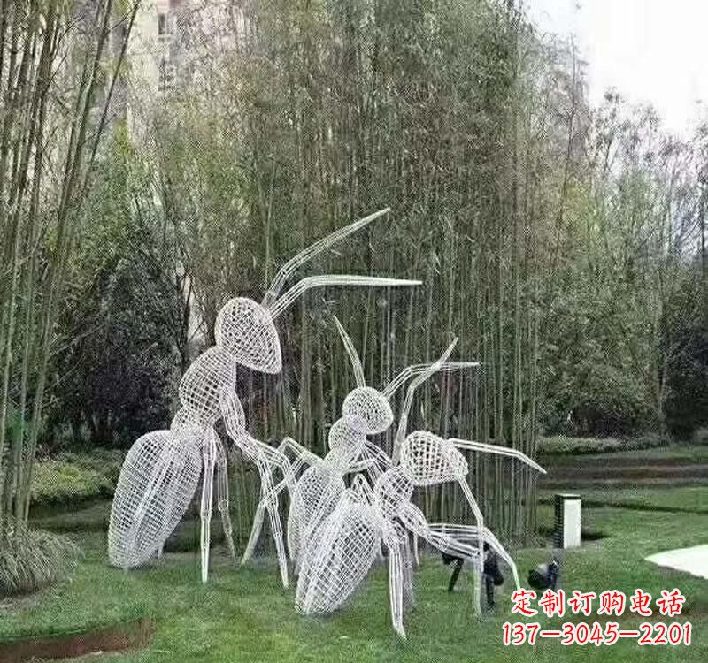 大同不锈钢镂空蚂蚁雕塑艺术细节的精彩绝伦