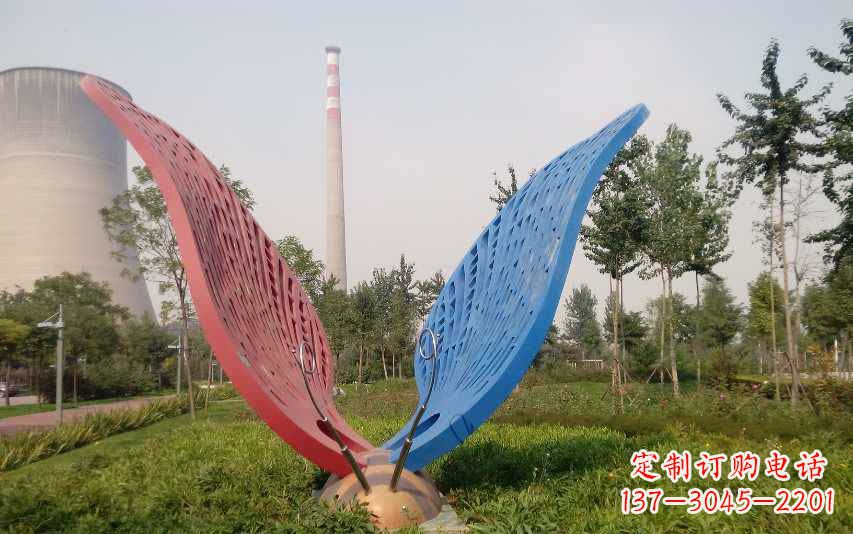 大同不锈钢镂空七星瓢虫雕塑